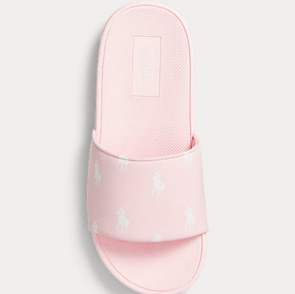 NWT Girl's Ralph Lauren Polo Ganslet Sliders - Picture 9 of 11